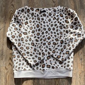 Leopard print sweatshirt